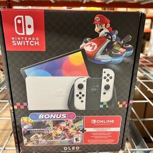 NINTENDO SWITCH OLED W/ MARIO KART DLX